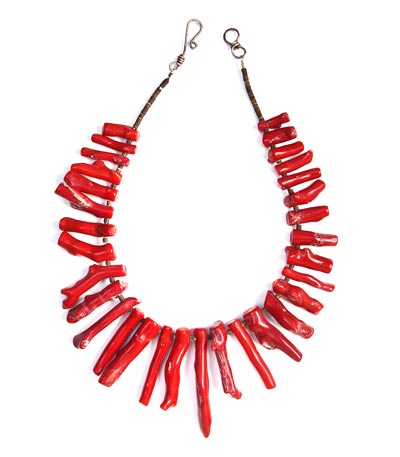 Handmade Original Bamboo Coral Necklace