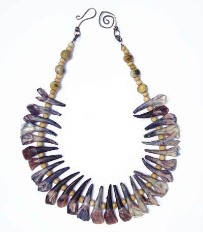 Recycled Native American Necklace