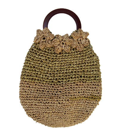 Green Crochet Handbag