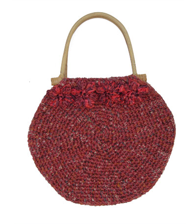 Red Crochet Handbag
