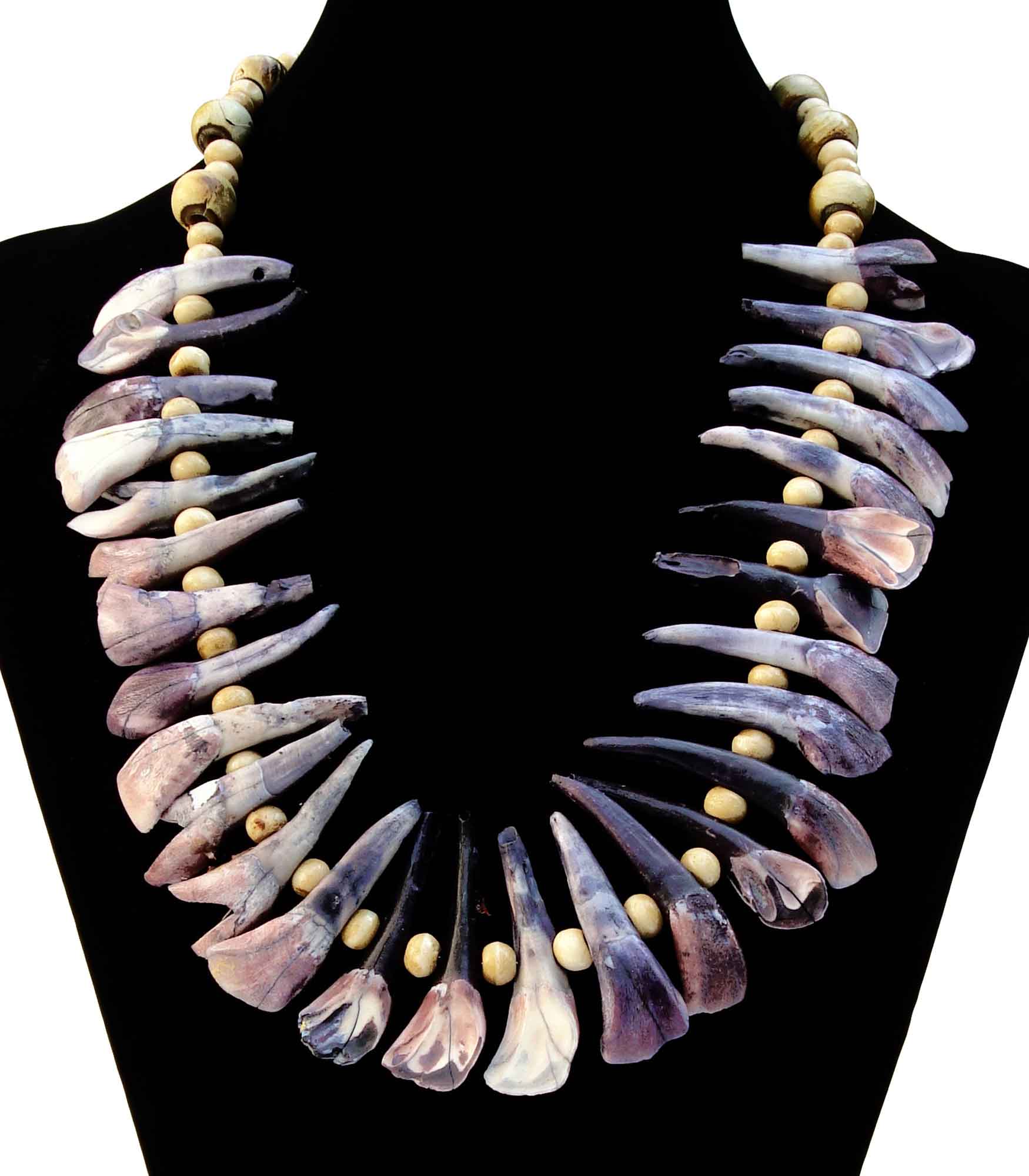 Recycled Vintage Native American Tribal Necklace