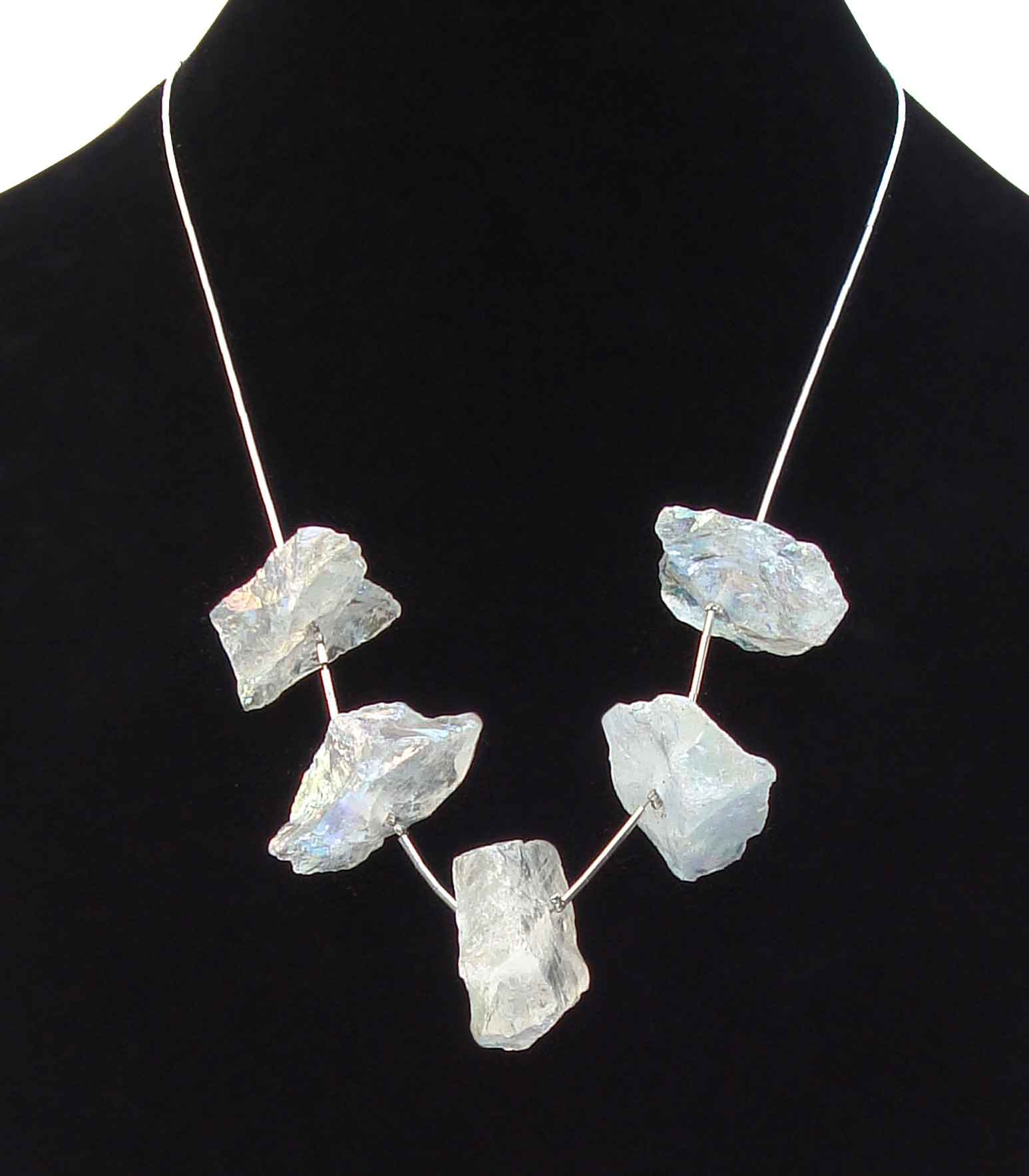 Mystic Quartz Crystal Necklace