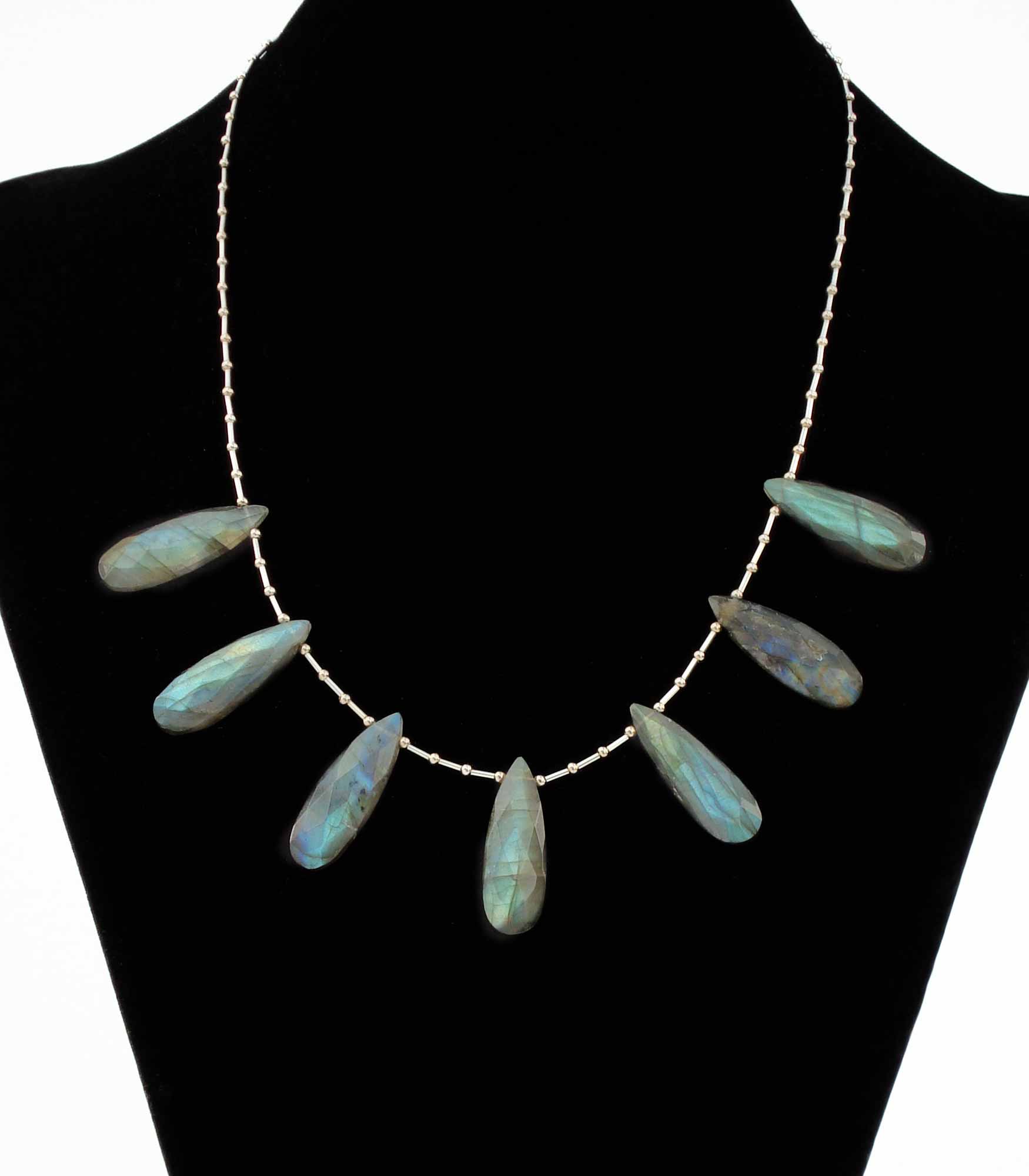 Labradorite Arrowhead Necklace