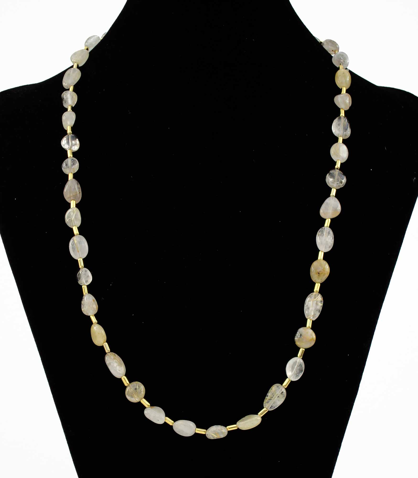 Prehnite Bead Necklace