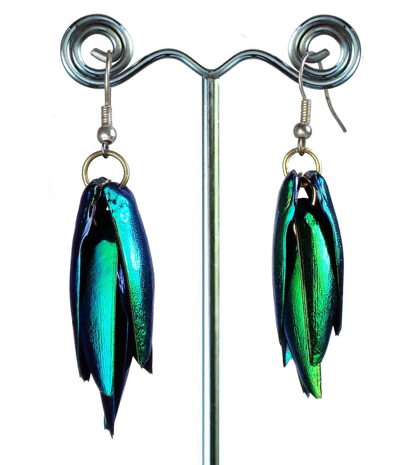 Jewel Wing Drop Earrings