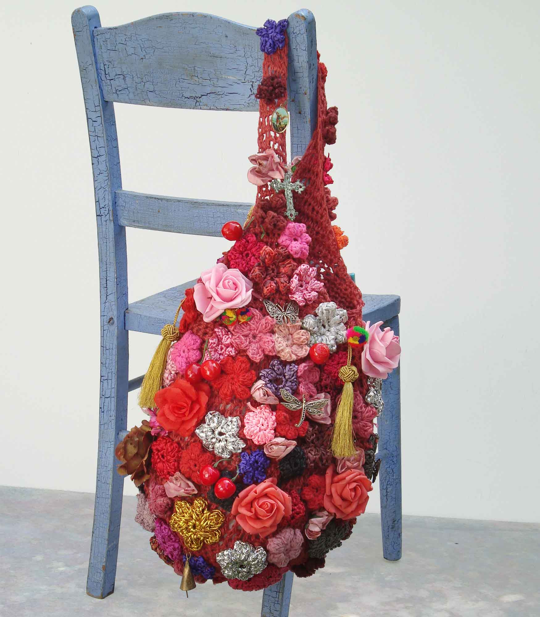 Large Crochet Sling Bag