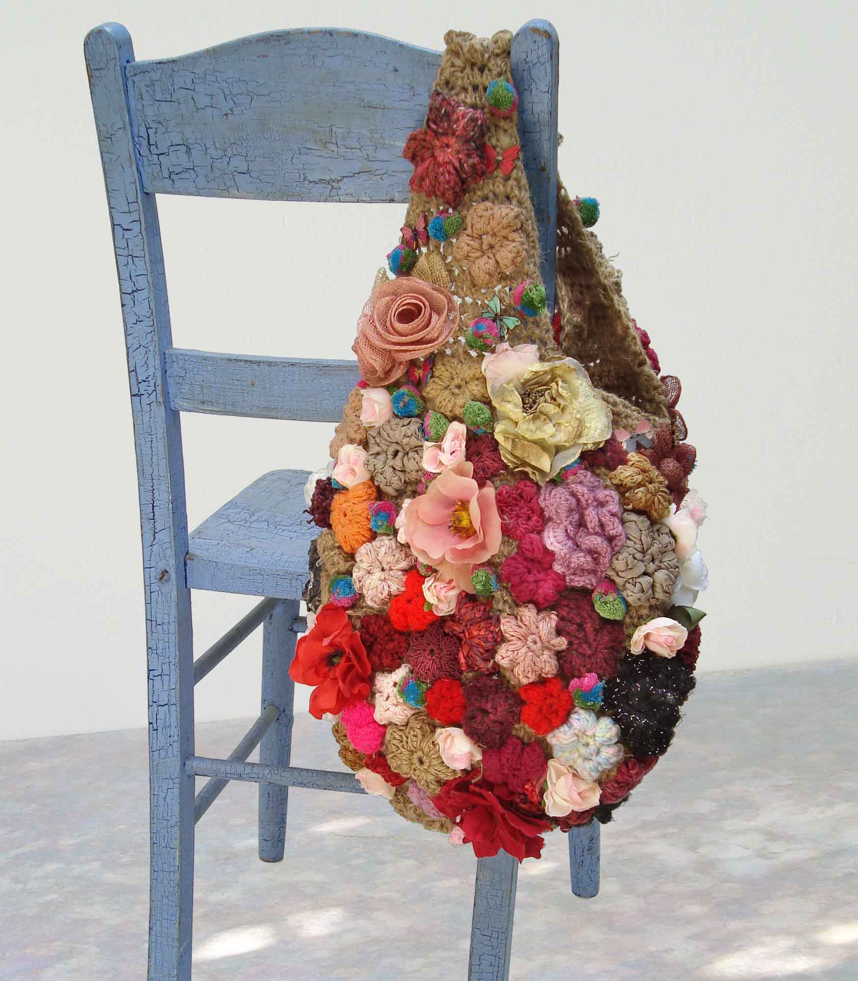 Large Crochet Sling Bag
