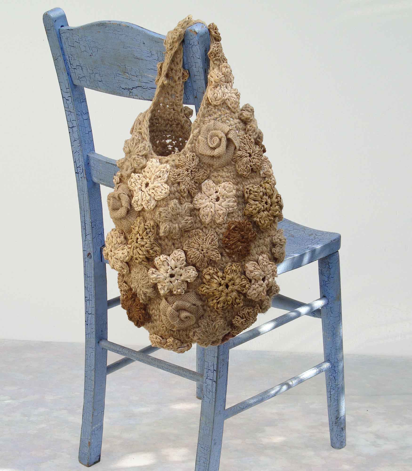 Large Crochet Sling Bag